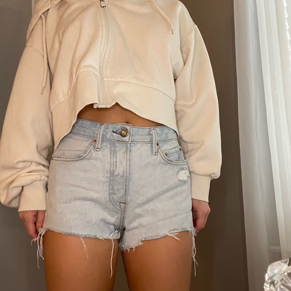 Grlfriend denim jean shorts